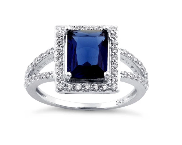 Blue Sapphire Silver ring
